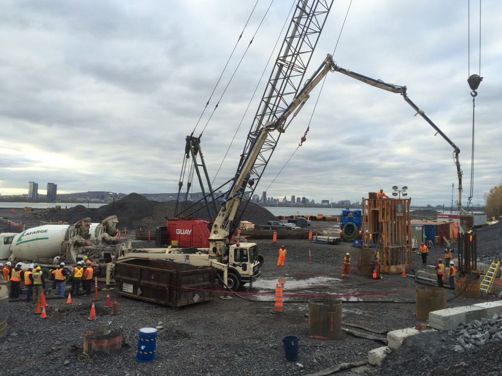 Cable-stayed jetty – Fall 2015