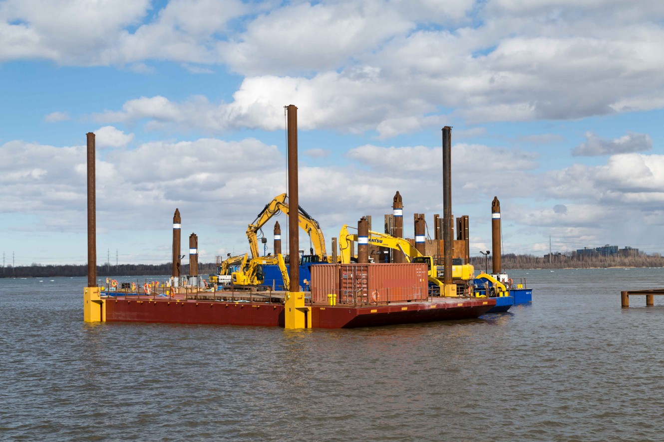 Signature on the Saint Lawrence resumes marine excavation activities