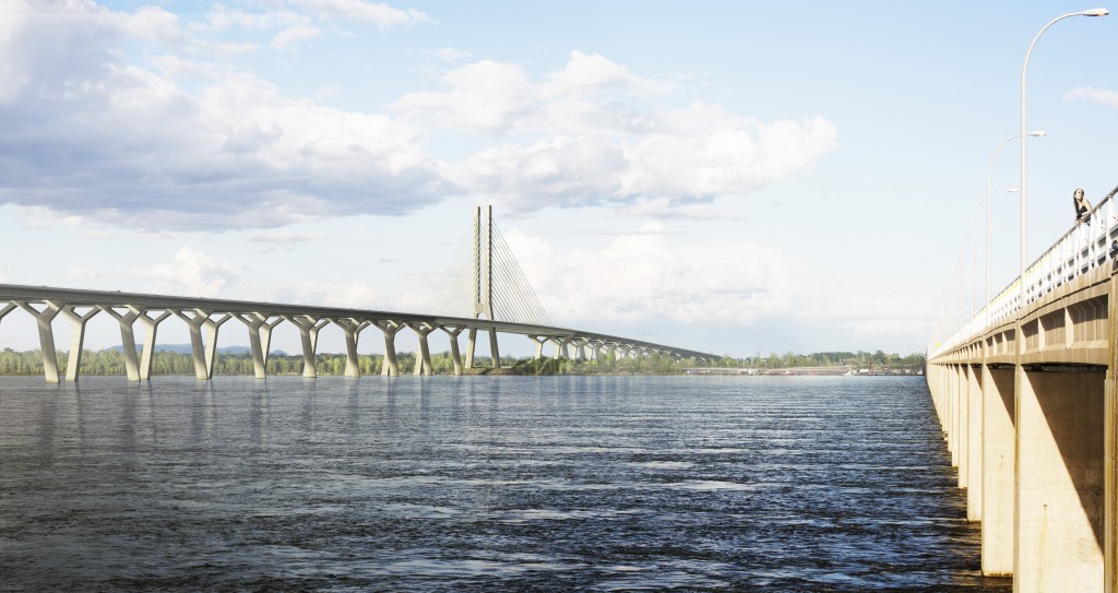 3D render of the New Champlain Bridge
